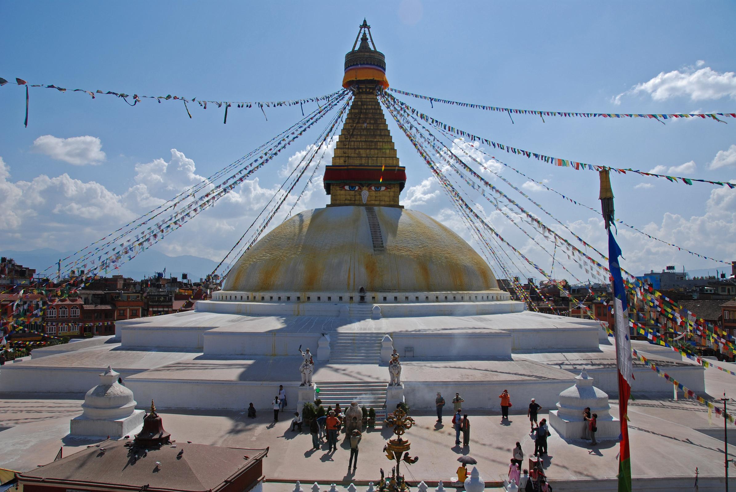 Kathmandu Boudhanath 09 Stupa From Tamang Gompa 